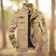 Dominico – Lässige, klassische Windjacke mit Stehkragen