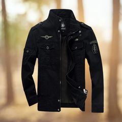 Dominico – Lässige, klassische Windjacke mit Stehkragen