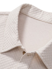 Gestricktes Poloshirt aus Jacquard mit Schachbrettmuster