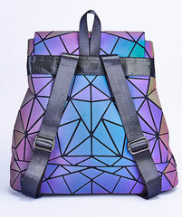Leuchtender geometrischer Rucksack
