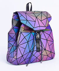 Leuchtender geometrischer Rucksack