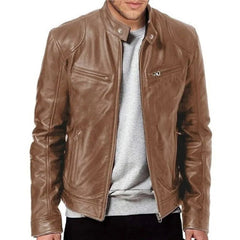 Motorrad-Lederjacke für Herren