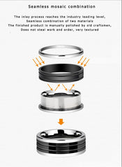 Antonio's Keramik Hi-Tech Ring Herren 