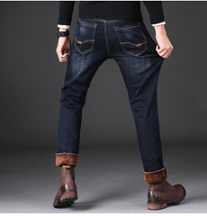 Warme Jeans mit Fleece